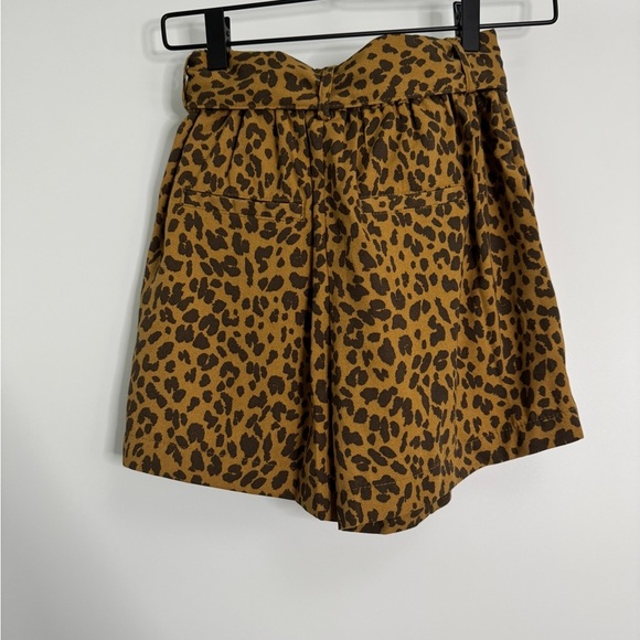NWT A New Day Leopard Print Shorts XS – Y2K Tie Waist Animal Print Trend - Picture 3 of 4